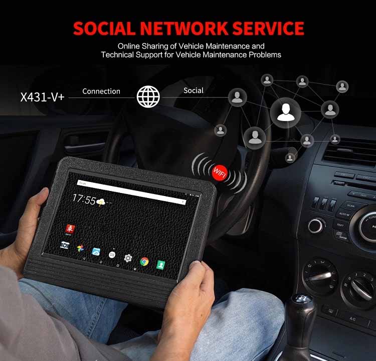 Lancer les outils du scanner Bluetooth X431 V +