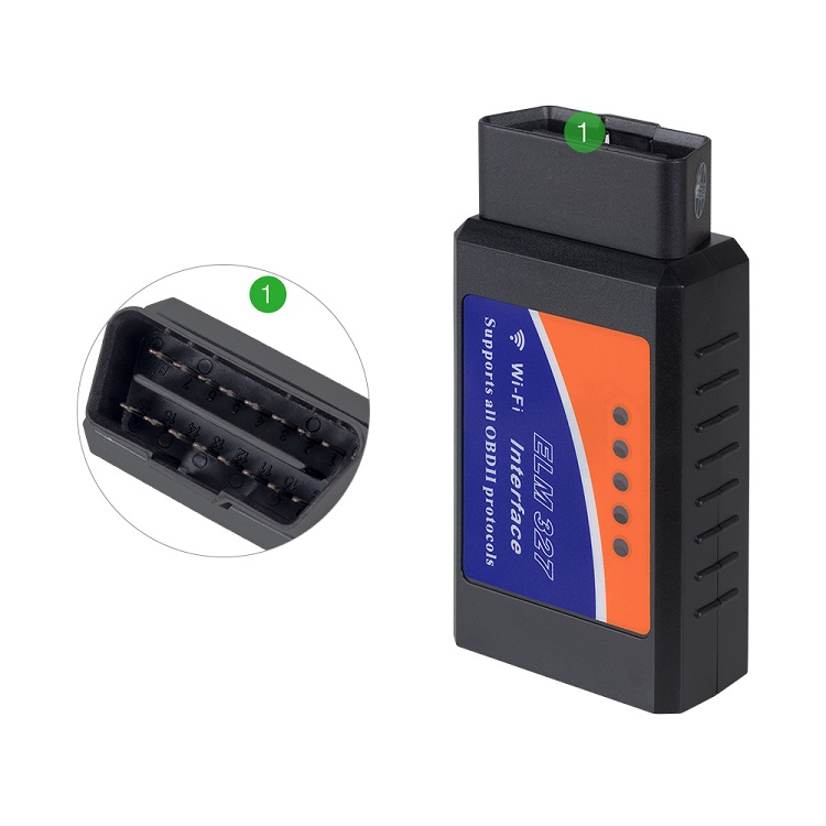 Outil de diagnostic OBD2 sans fil ELM327 WIFI V1.5