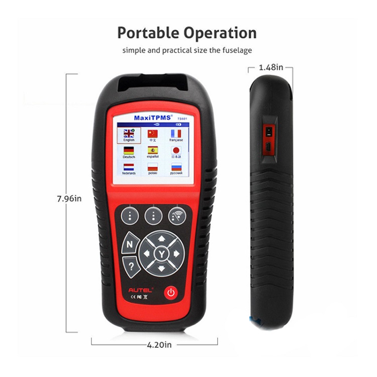 Autel MaxiTPMS TS601TPMS, outil TPMS automatique, testeur de pression des pneus Autel