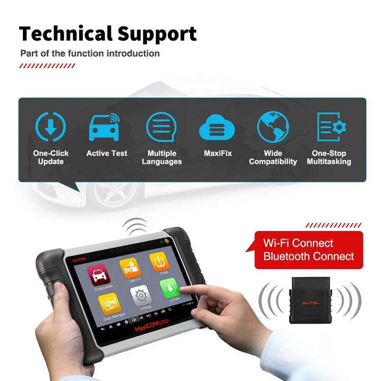 Support technique Autel MK808TS pour les tests automatiques